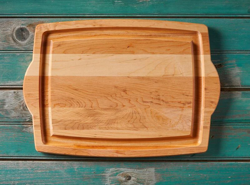 J.K. Adams Cutting Board Hand-Carved Oak Oak 18" × 12"