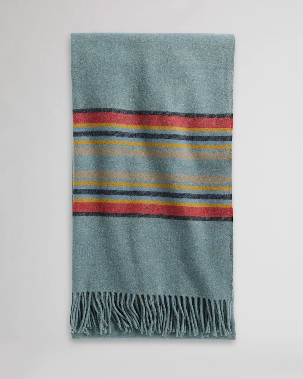Pendleton Merino Wool Throw Hand-Woven Heritage Navy 50" × 60"